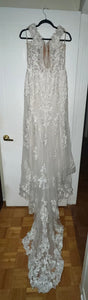 M.S 'Ab-912 2248' wedding dress size-14 PREOWNED