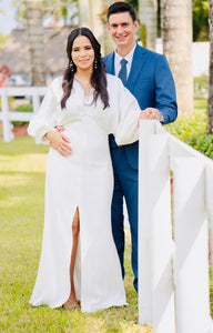 Sachin & Babi 'F221B04-103 - Gabby Gown' wedding dress size-08 PREOWNED