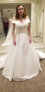 Stella York '6865ZZ' wedding dress size-08 PREOWNED
