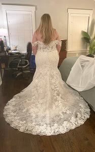 Casablanca '2376 Karina' wedding dress size-18 NEW