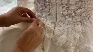 Demetrios 'isabel' wedding dress size-04 PREOWNED