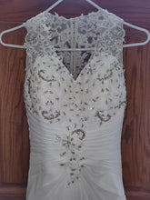 Load image into Gallery viewer,  &#39;A-Line/princess v-neck chiffon &#39; wedding dress size-02 PREOWNED
