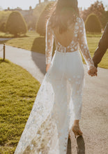 Load image into Gallery viewer, Rime Arodaky &#39;Patsy Jumpsuit&#39; wedding dress size-04 PREOWNED
