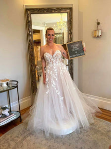 Enzoani 'Palmer' wedding dress size-10 PREOWNED