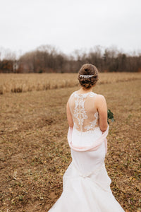 Desiree Hartstock 'Mermaid' wedding dress size-06 PREOWNED