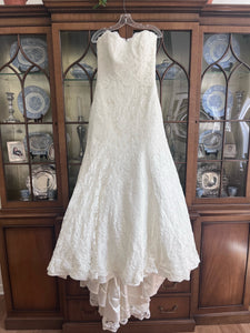 Augusta Jones 'Strapless Classic Lace Wedding Dress'