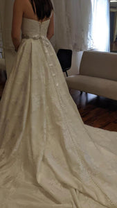 Justin Alexander '9858' wedding dress size-08 SAMPLE