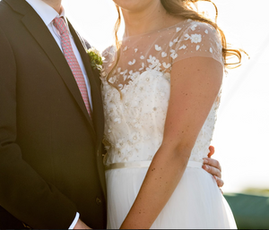 Christos 'Hayden' wedding dress size-06 PREOWNED