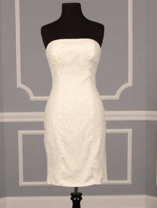 Badgley Mischka Tori Ball Gown Miniskirt Dress - Badgley Mischka - Nearly Newlywed Bridal Boutique - 2