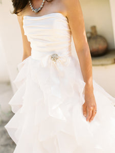 Paloma Blanca Classics Strapless Wedding Dress - Paloma Blanca - Nearly Newlywed Bridal Boutique - 1
