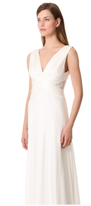 Theia Ruched Chiffon Gown - THEIA - Nearly Newlywed Bridal Boutique - 4