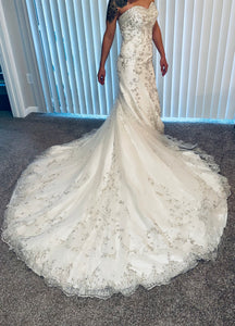 Mary's Designer Bridal Boutique '8675' wedding dress size-04 NEW