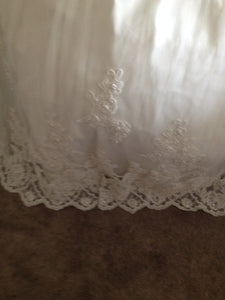 Mon Cheri 'Appliqued Dress' - Nearly Newlywed - Nearly Newlywed Bridal Boutique - 3