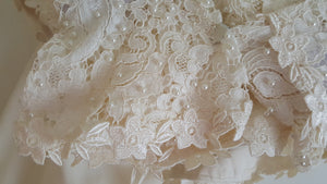 Custom 'Timeless Elegance' - Hand Made in Paris - Nearly Newlywed Bridal Boutique - 2
