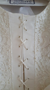 Custom 'Timeless Elegance' - Hand Made in Paris - Nearly Newlywed Bridal Boutique - 4