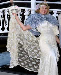 Claire Pettibone 'Hazel' wedding dress size-06 PREOWNED