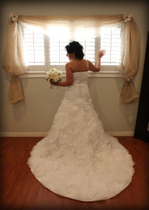 Rosa Clara A-line Tiered Strapless Gown - Rosa Clara - Nearly Newlywed Bridal Boutique - 1