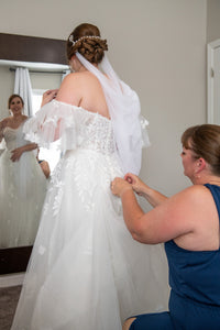Sophia Tolli 'Y12243' wedding dress size-10 PREOWNED