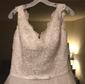 Alfred Angelo '2595' size 16 new wedding dress front view close up on hanger