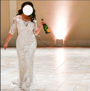 Lian Carlo '6850' wedding dress size-08 PREOWNED
