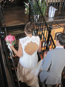 Custom 'Romantic Lace Open Back' - Custom - Nearly Newlywed Bridal Boutique - 2