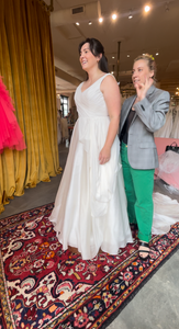 CAROL HANNAH 'Upcycle #24' wedding dress size-12 NEW