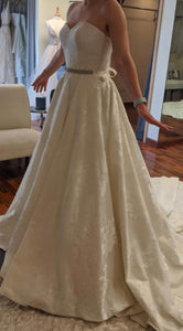Justin Alexander '9858' wedding dress size-08 SAMPLE