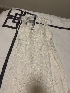 Essense of Australia 'D2352' wedding dress size-16 PREOWNED