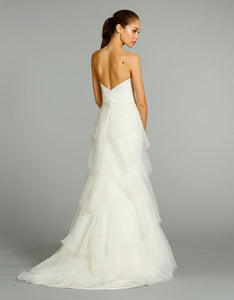 Alvina Valenta AV9260 Chantilly Lace Wedding Dress - Alvina Valenta - Nearly Newlywed Bridal Boutique - 2