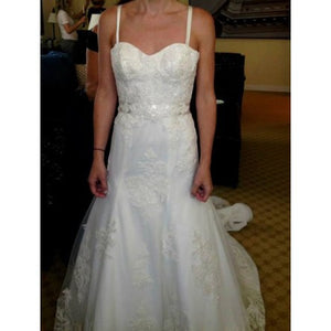 Angel Rivera Custom Re-Embroidered Lace - Angel Rivera - Nearly Newlywed Bridal Boutique - 4