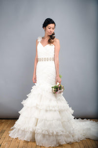 St. Patrick Rosana One Shoulder Wedding Dress - St. Patrick - Nearly Newlywed Bridal Boutique - 3