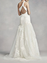 Load image into Gallery viewer, White By Vera Wang &#39;One Shoulder Lace&#39;
