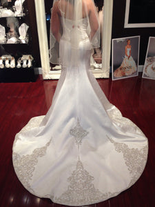 Winnie Couture 'Constance' Satin Pearl - Winnie Couture - Nearly Newlywed Bridal Boutique - 3