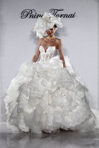 Pnina Tornai Kleinfeld Style 4152 Wedding Dress - Pnina Tonai - Nearly Newlywed Bridal Boutique - 3