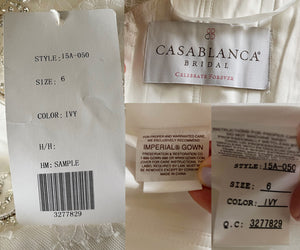 Casablanca '15A-050' wedding dress size-04 NEW