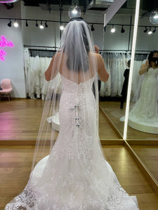 Lazaro 'Harlow (32205_DRO) dress only' wedding dress size-04 NEW