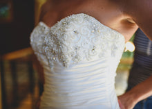Load image into Gallery viewer, Maggie Sottero &#39;Strapless Satin Wrap&#39; - Maggie Sottero - Nearly Newlywed Bridal Boutique - 2
