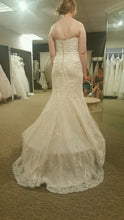 Load image into Gallery viewer, Custom Boutique &#39;Private Collection&#39; size 8 new wedding dress back view on bride
