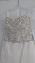 Load image into Gallery viewer, Casablanca &#39;B093&#39; size 6 sample wedding dress front view on hanger
