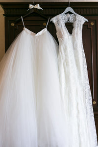 Monique Lhuillier 'Gown and Lilac Skirt' - Monique Lhuillier - Nearly Newlywed Bridal Boutique - 2
