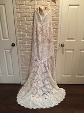 Load image into Gallery viewer, Anne Barge &#39;617&#39; size 6 new wedding dress back view on hanger

