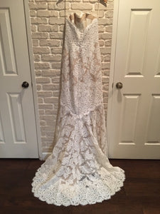 Anne Barge '617' size 6 new wedding dress back view on hanger