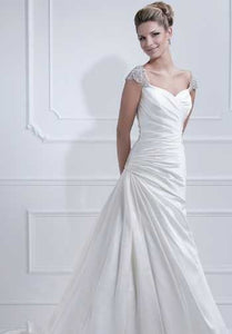Ellis Bridal Cap Sleeve Wedding Dress - Ellis Bridal - Nearly Newlywed Bridal Boutique - 1
