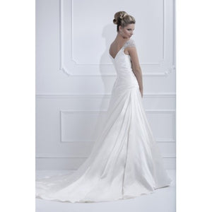 Ellis Bridal Cap Sleeve Wedding Dress - Ellis Bridal - Nearly Newlywed Bridal Boutique - 2