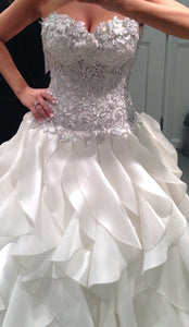 Pnina Tornai 'Lace Corset Dress' - Pnina Tornai - Nearly Newlywed Bridal Boutique - 1