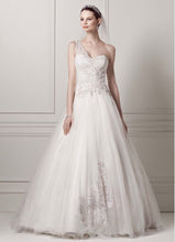 Load image into Gallery viewer, Oleg Cassini &#39;One Shoulder&#39; - Oleg Cassini - Nearly Newlywed Bridal Boutique - 1
