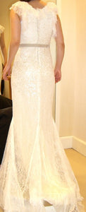 Sleeveless Vera Wang Embellished Wedding Dress - Vera Wang - Nearly Newlywed Bridal Boutique - 2