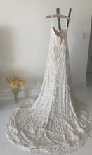 Load image into Gallery viewer, Yumi Katsura &#39;Camille size 8 sample wedding dress back view on hanger
