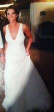 Load image into Gallery viewer, Vera Wang Tulle V-Neck Open Back - Vera Wang - Nearly Newlywed Bridal Boutique - 6
