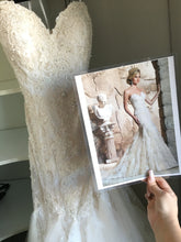 Load image into Gallery viewer, Mori Lee &#39;Lace&#39; size 8 new wedding dress front view on hanger
